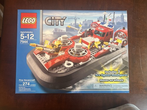 Lego fire hovercraft boat city - lego,