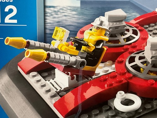Lego city fire hovercraft - city,