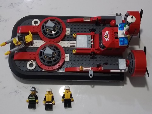 Lego city fire hovercraft - fire,