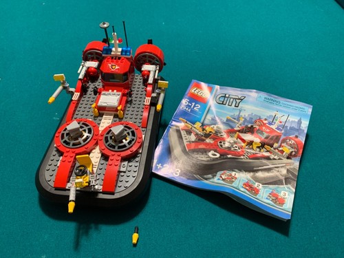 Lego city fire hovercraft 7944 - lego,