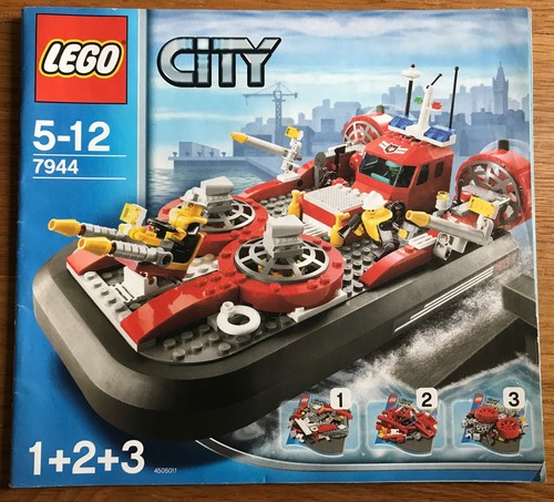 Lego city fire hovercraft - hovercraft, 7944