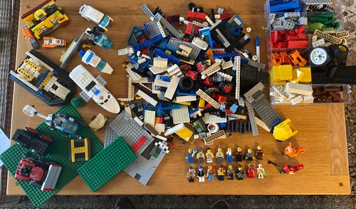 Lego city snack - bar, hovercraft