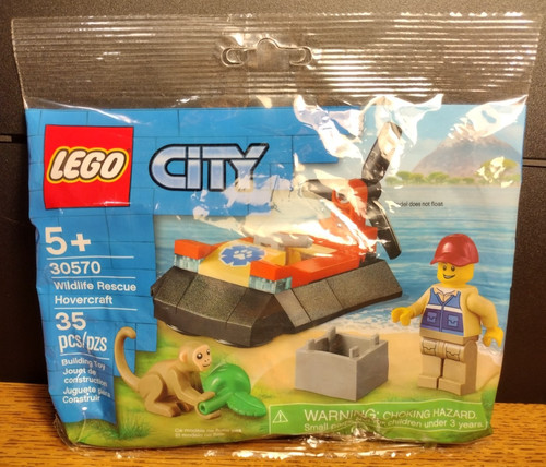 Lego city 30570 set hovercraft - city,